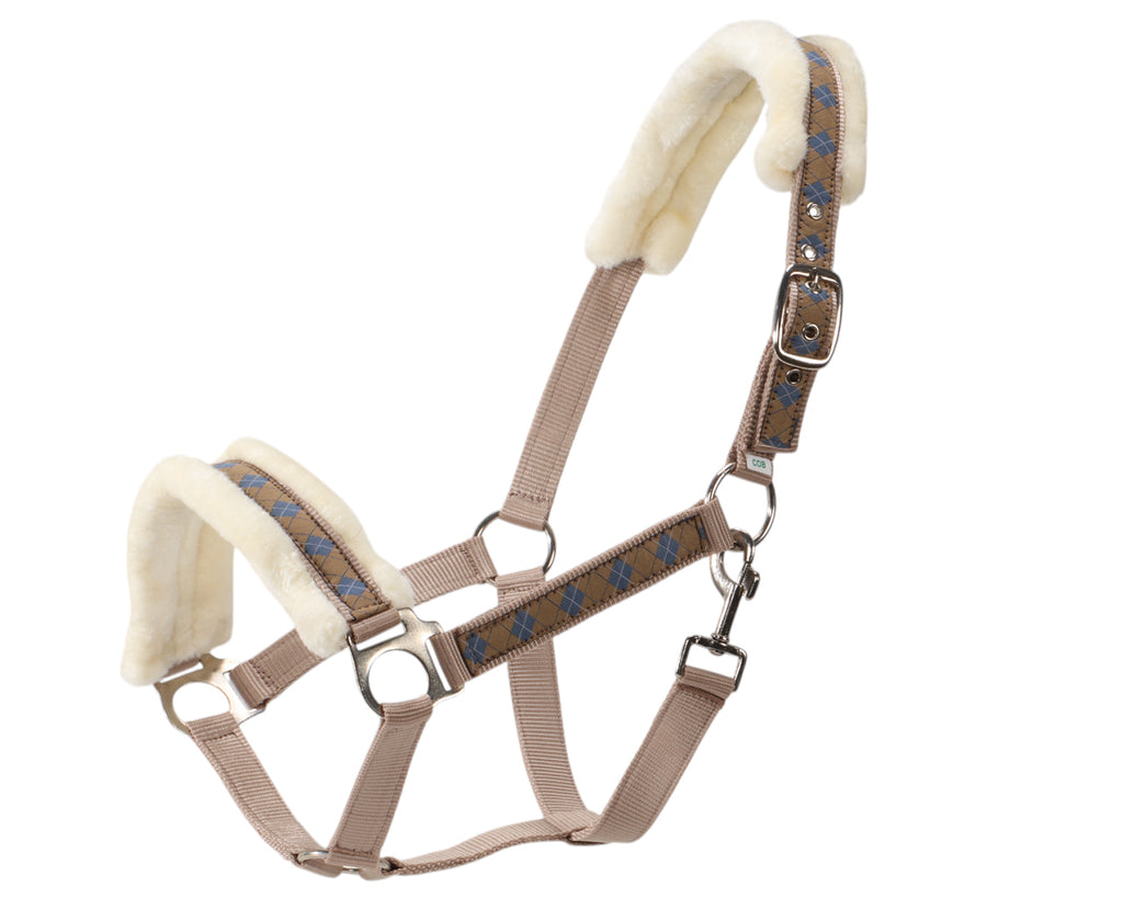 Rancher Fleece Lined Check Halter