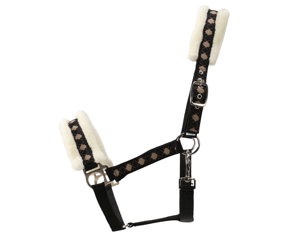 Rancher Fleece Lined Check Halter
