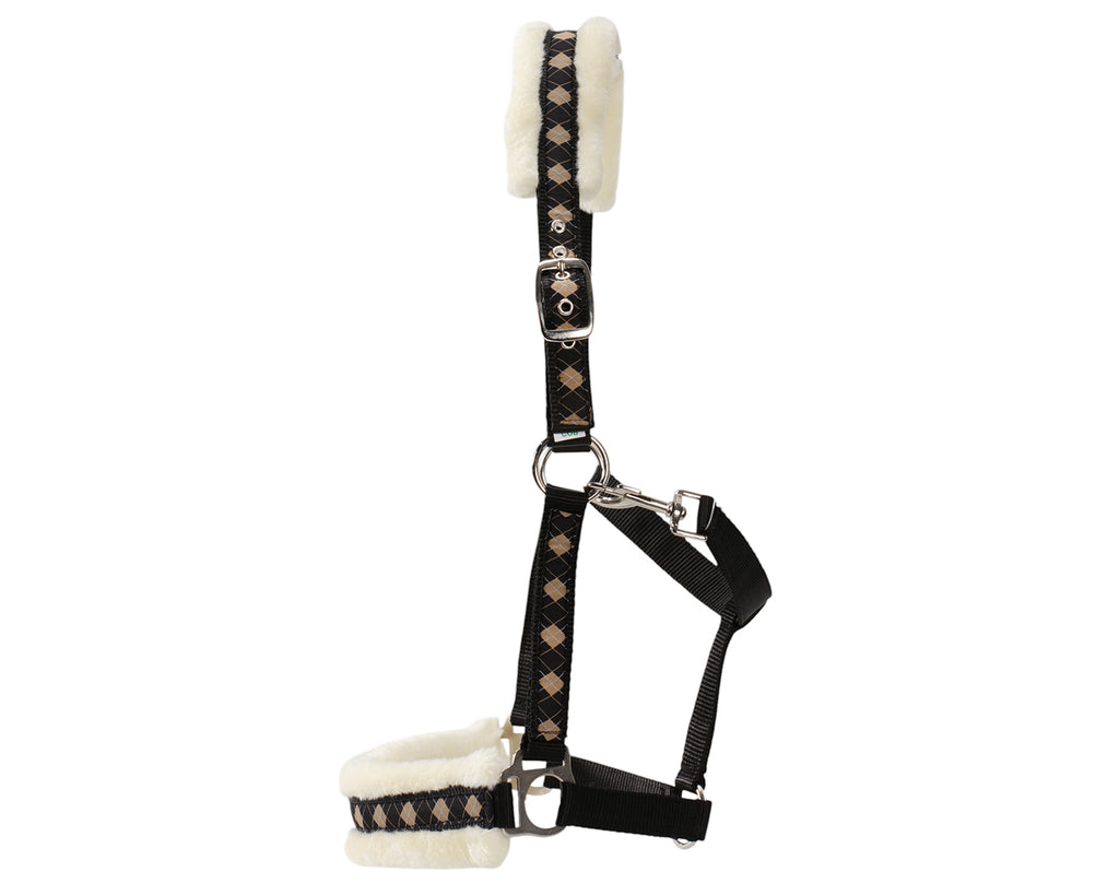 Rancher Fleece Lined Check Halter