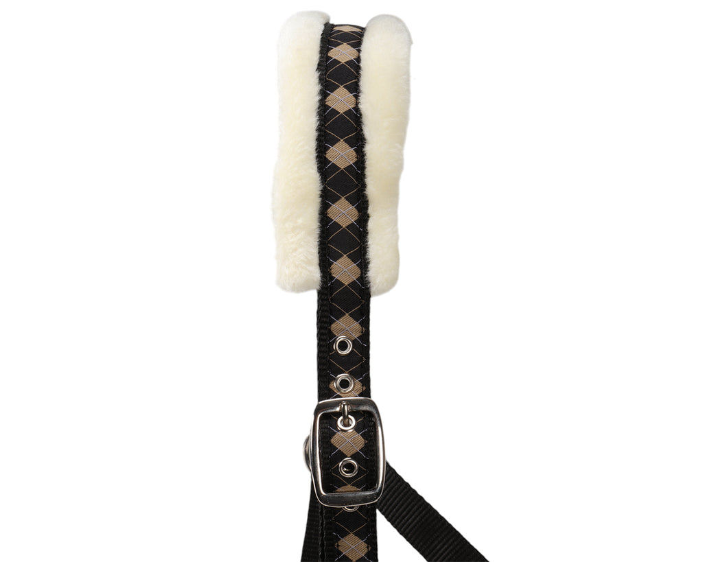 Rancher Fleece Lined Check Halter