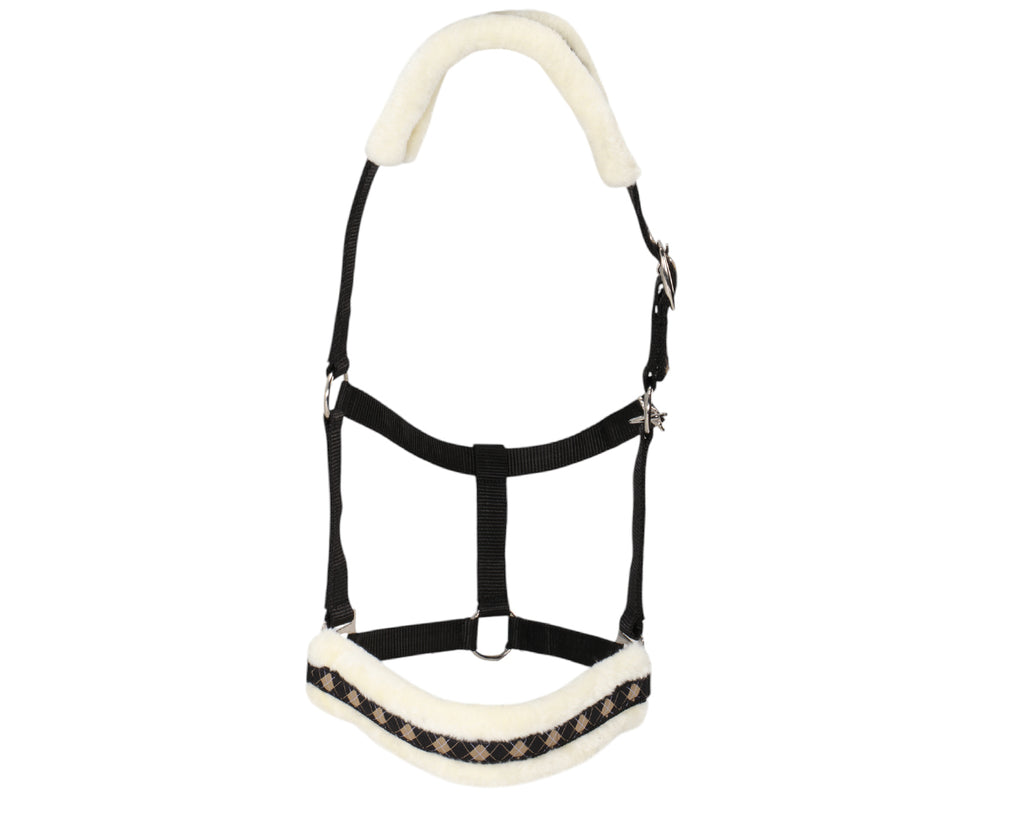 Rancher Fleece Lined Check Halter