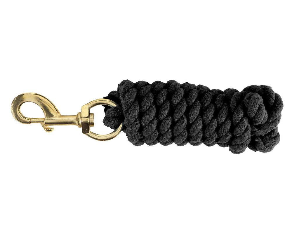 8' Polycotton Lead Rope - 5/8 inch in Black