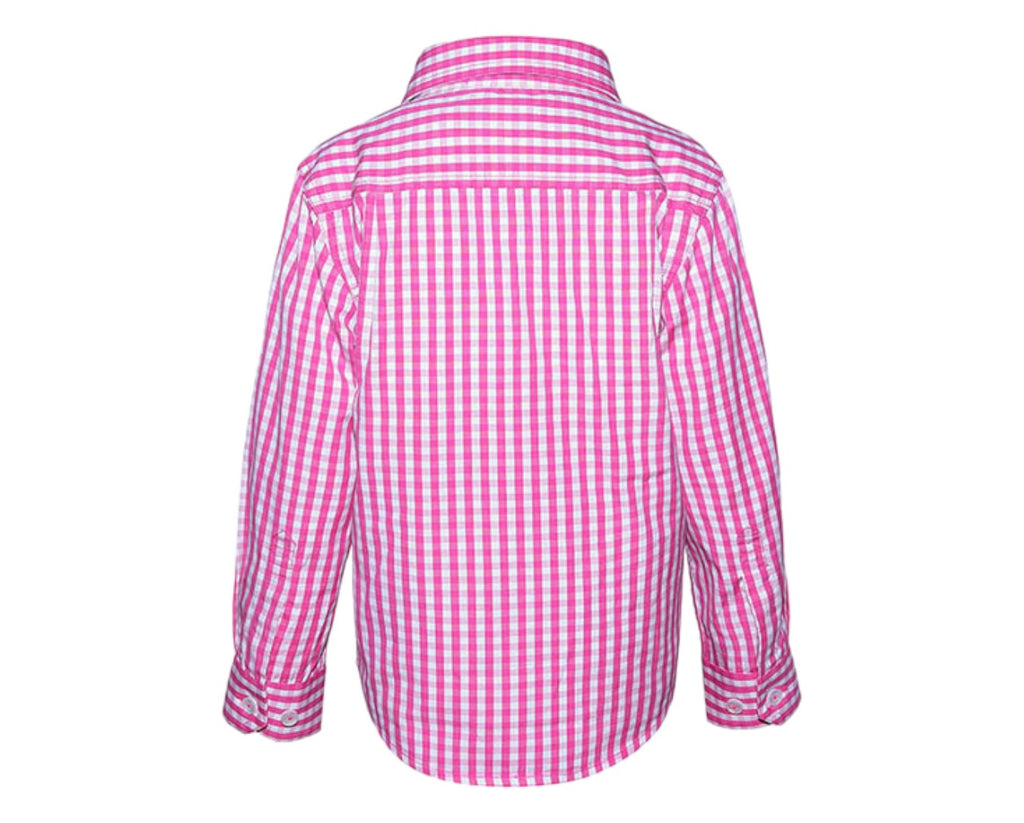Ritemate Kids Pilbara Checked Long Sleeve Shirt with UPF 50+ to meet Australian standard and keep any youth protected and sun safe