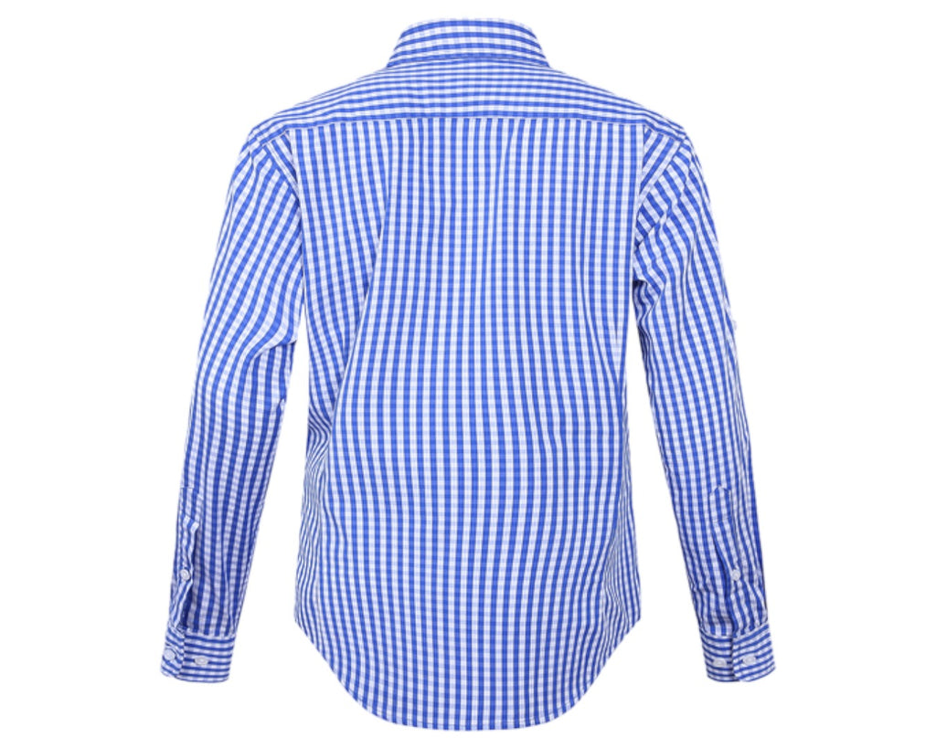 Ritemate Ladies Pilbara Check Shirt in Blue with UPF 50+ suitable for the Australian climate, perfect to keep you both protected and fashionable 