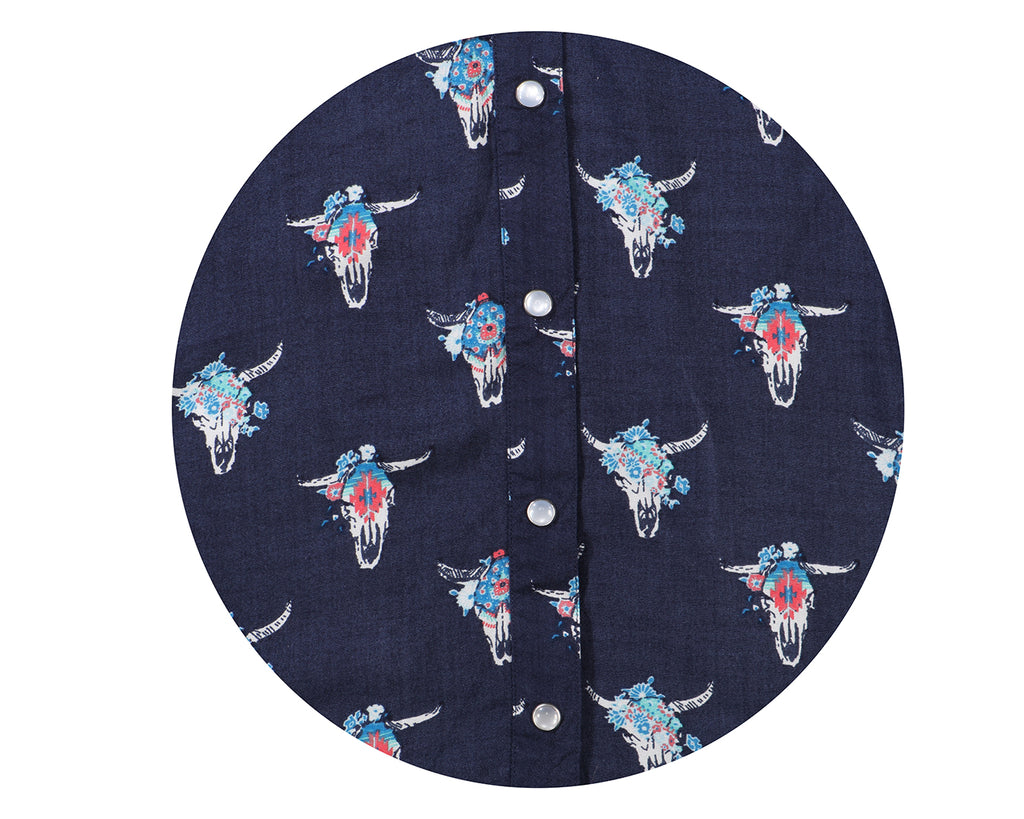 Roper Women's Five Star Collection Print Long Sleeve Shirt