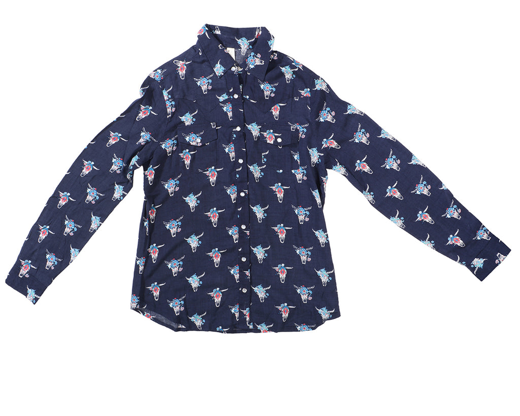 Roper Women's Five Star Collection Print Long Sleeve Shirt