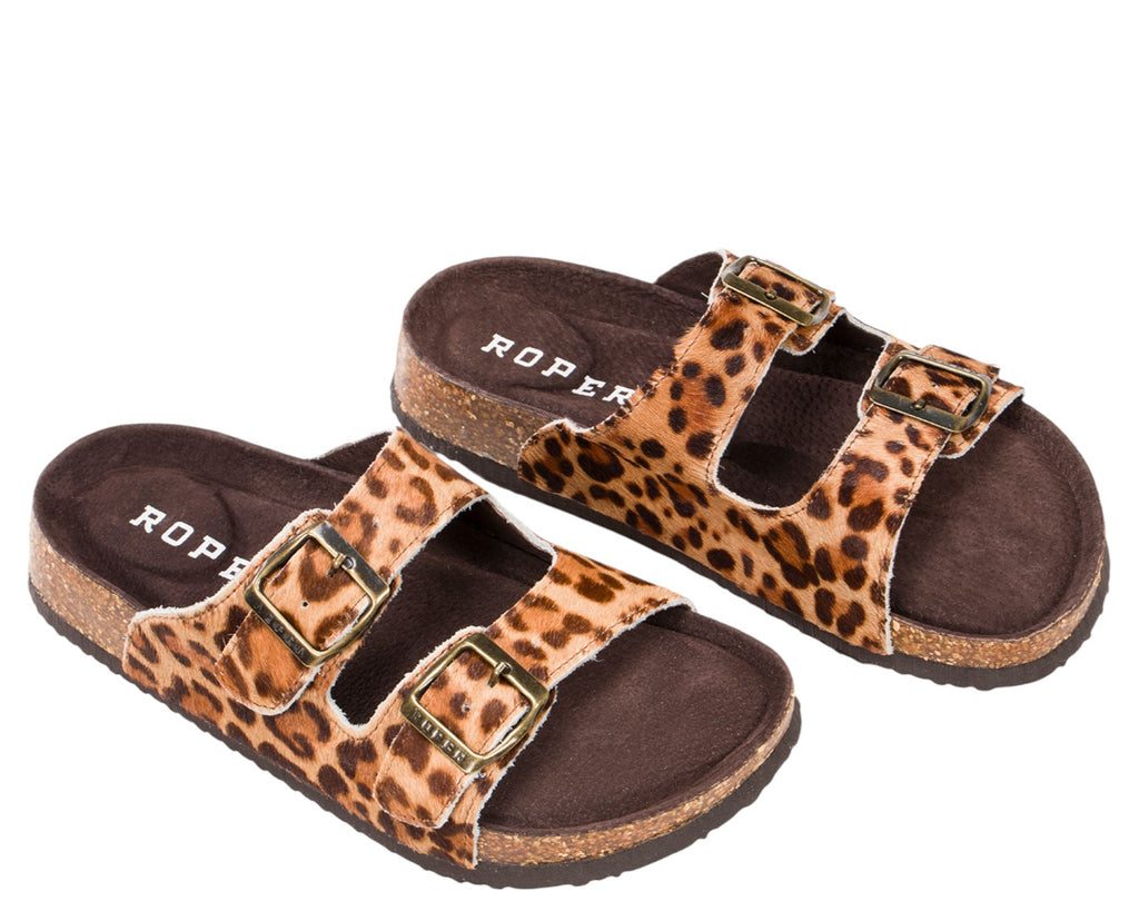 Roper Women's Delilah Sandals with Faux Hair