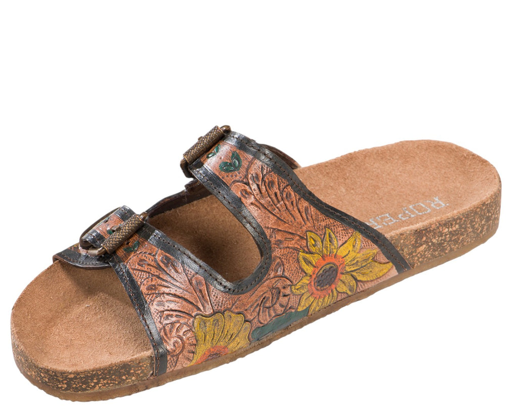 Roper Women's Desiree Tooled Sandals