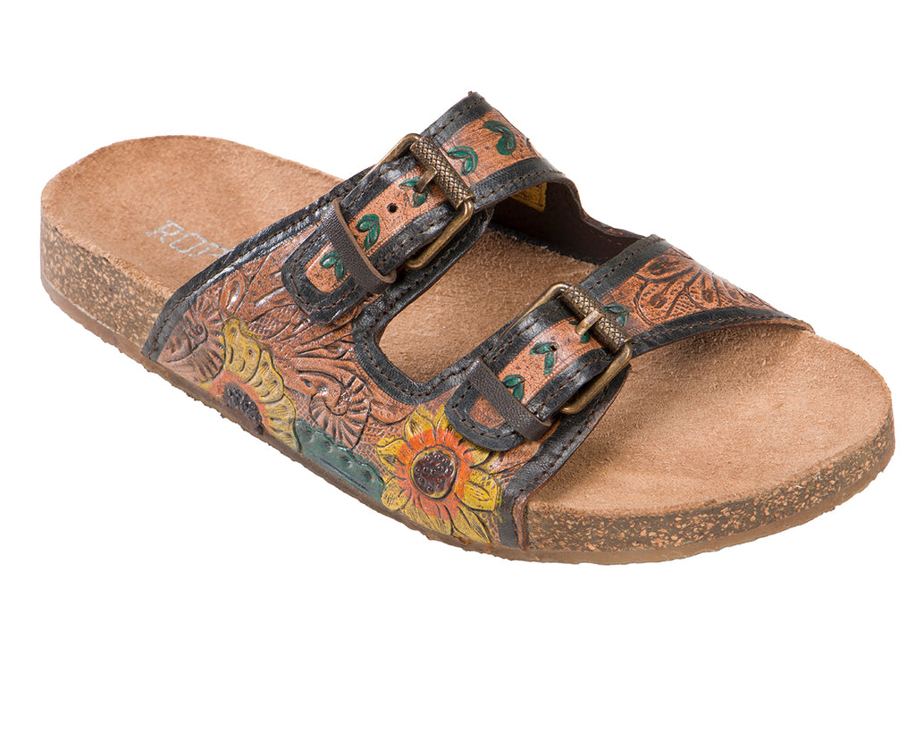 Roper Women's Desiree Tooled Sandals