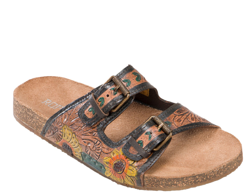 Roper Women's Desiree Tooled Sandals