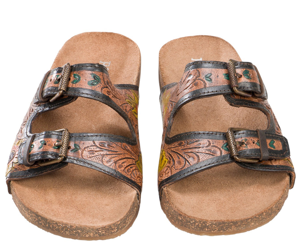 Roper Women's Desiree Tooled Sandals