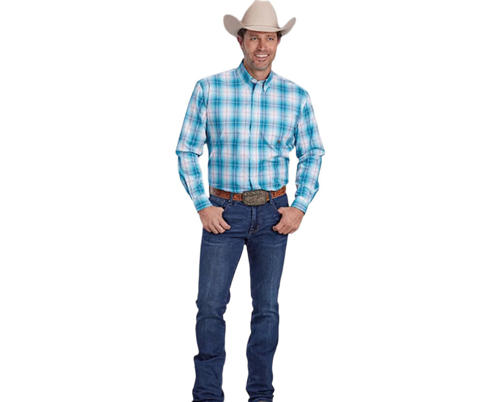 Roper Men's Amarillo Collection Shirt - Blue