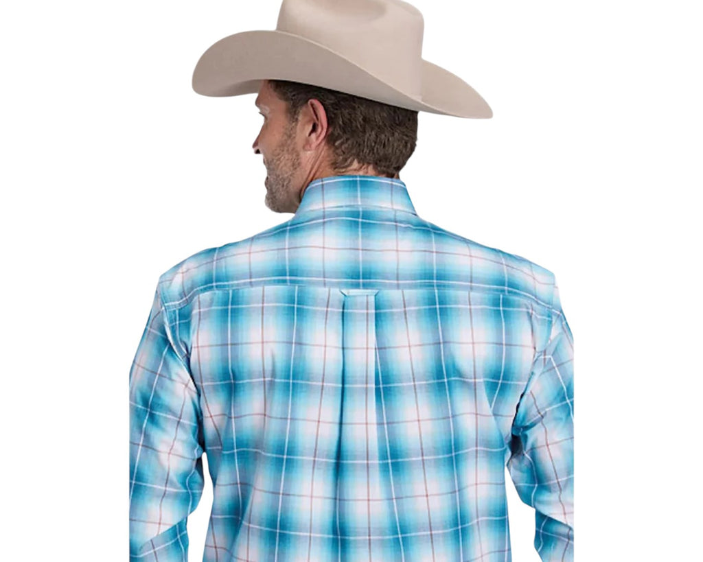 Roper Men's Amarillo Collection Shirt - Blue