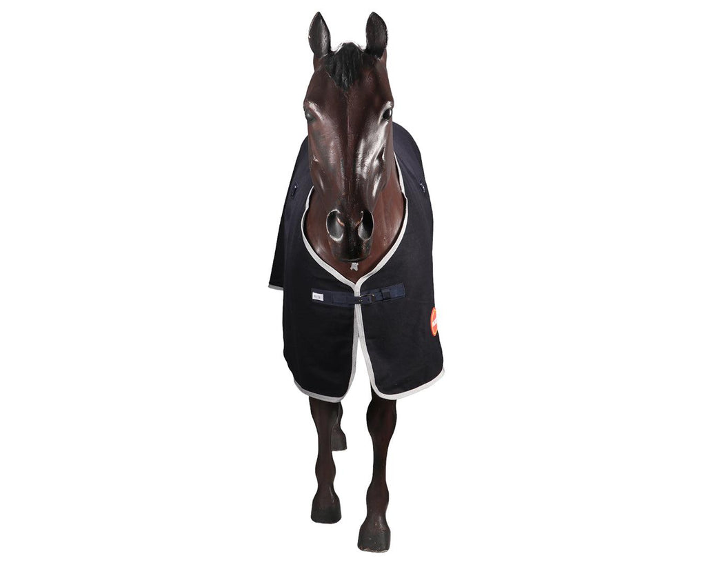 Kozy 450GSM Kersey Wool Rug in Navy/White Colouring