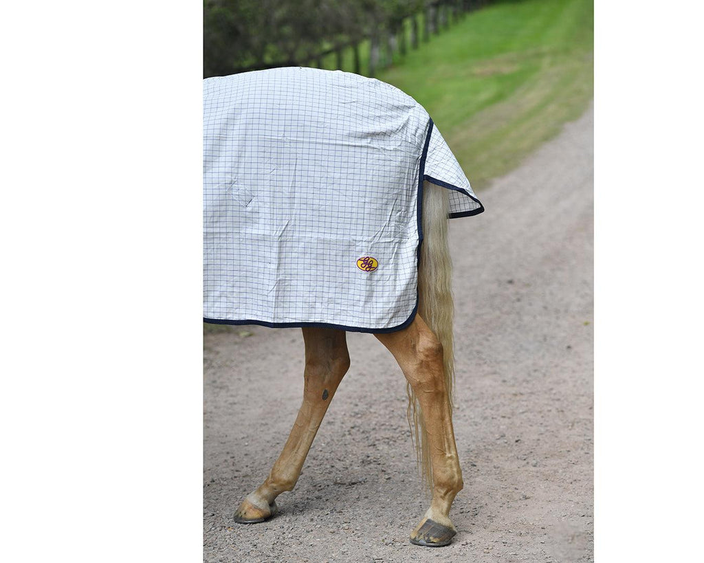 GG Australia Tear-Stop Horse Rug Combo - White/Navy