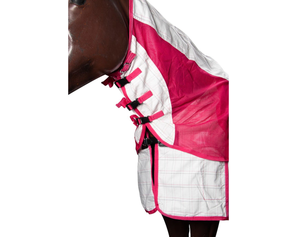 Kool Master Air Max Horse Rug Combo - White & Pink