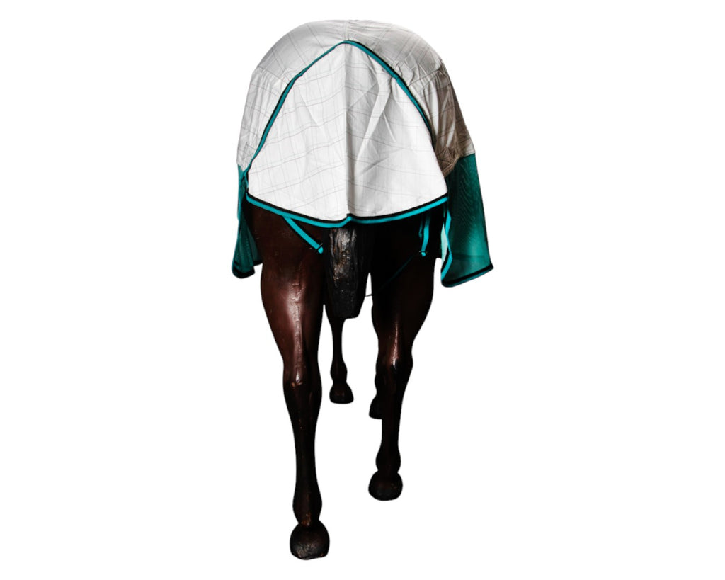 Kool Master Air Max Horse Rug Combo - White & Turquoise