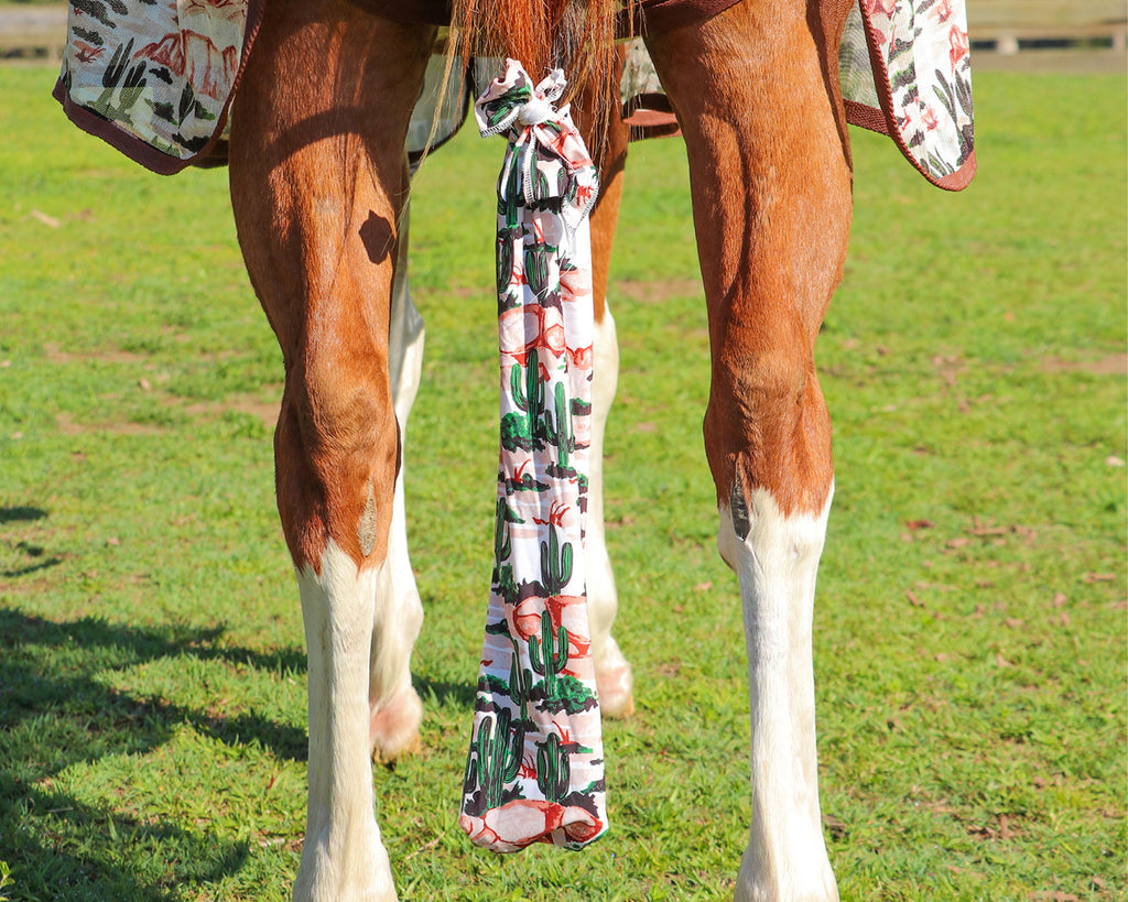 Bobby Fly Mesh Printed Combo 140GSM - Wild West Print, image showing tail bag (sold separately)