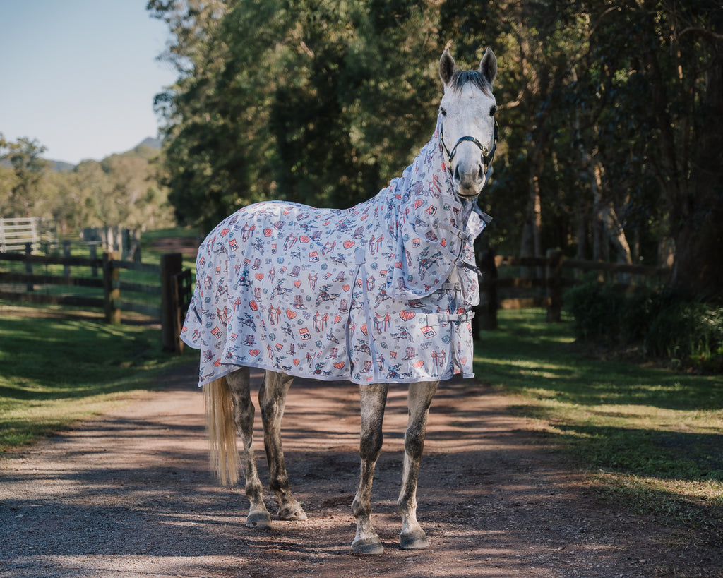 Bobby Fly Mesh Printed Combo - Punchy Horse Print