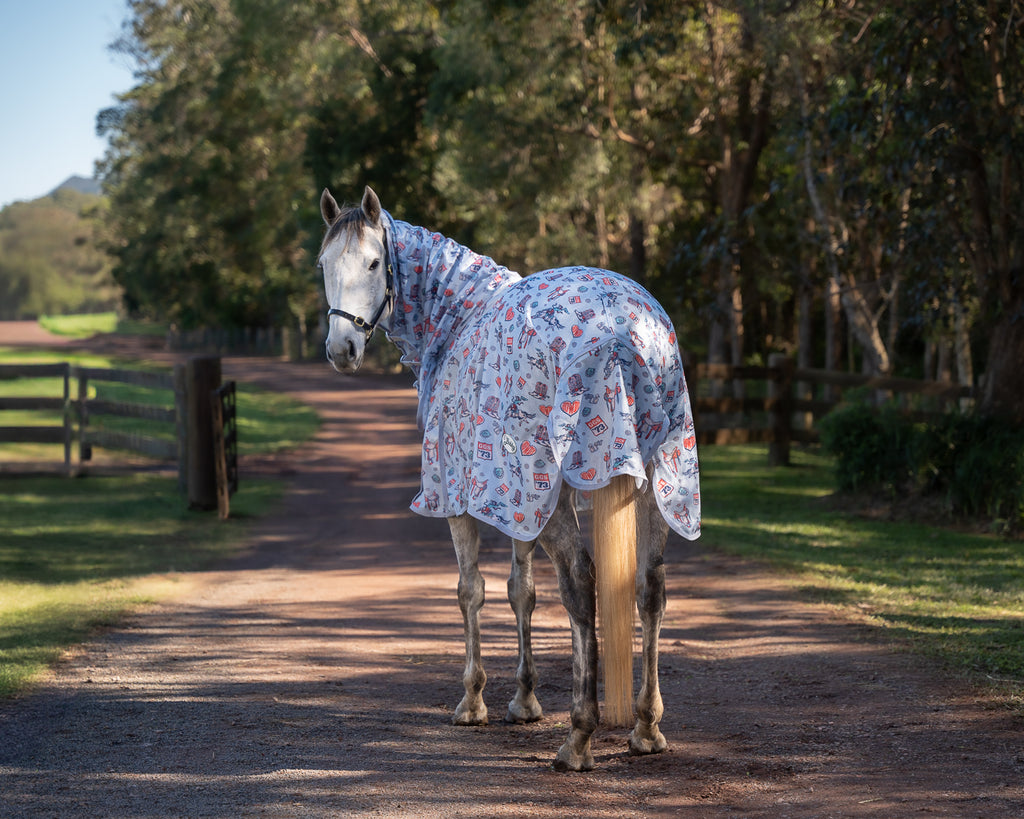 Bobby Fly Mesh Printed Combo - Punchy Horse Print