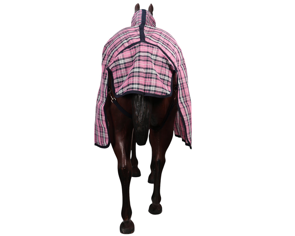 Kool Master PVC Shade Mesh Combo Long Drop Combo - Pink/Navy