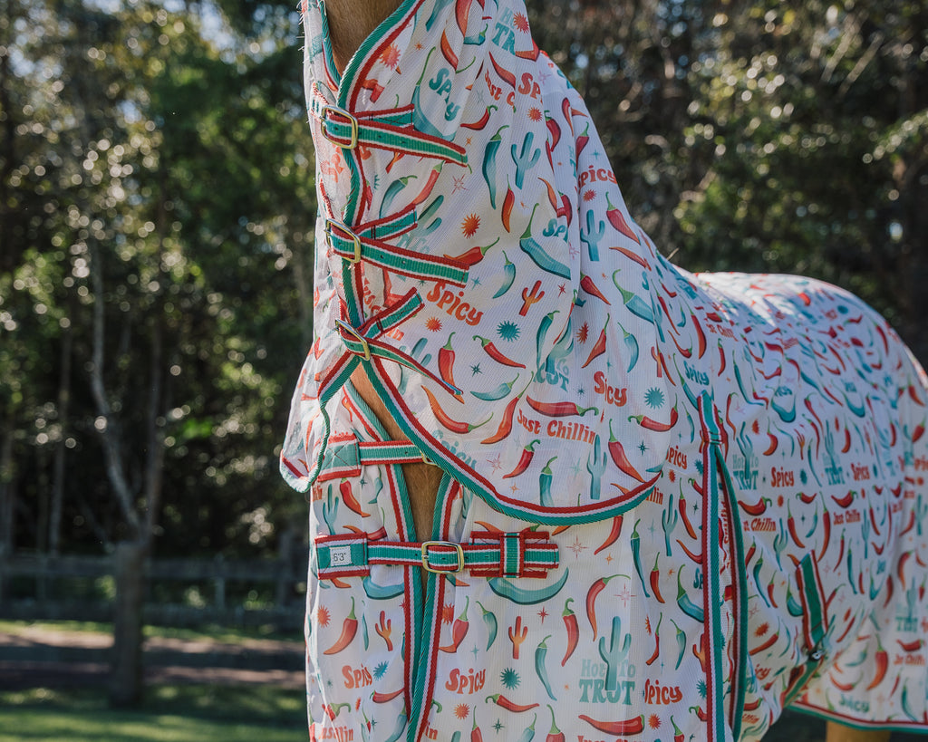 Kool Master Fly Mesh Combo w/Surcingles - Hot to Trot