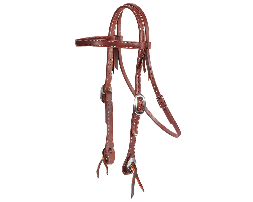 professional's choice ranch collection headstall made from the finest heavy oiled harness leather and boasts a width of 3/4", providing the perfect balance between durability and comfort.