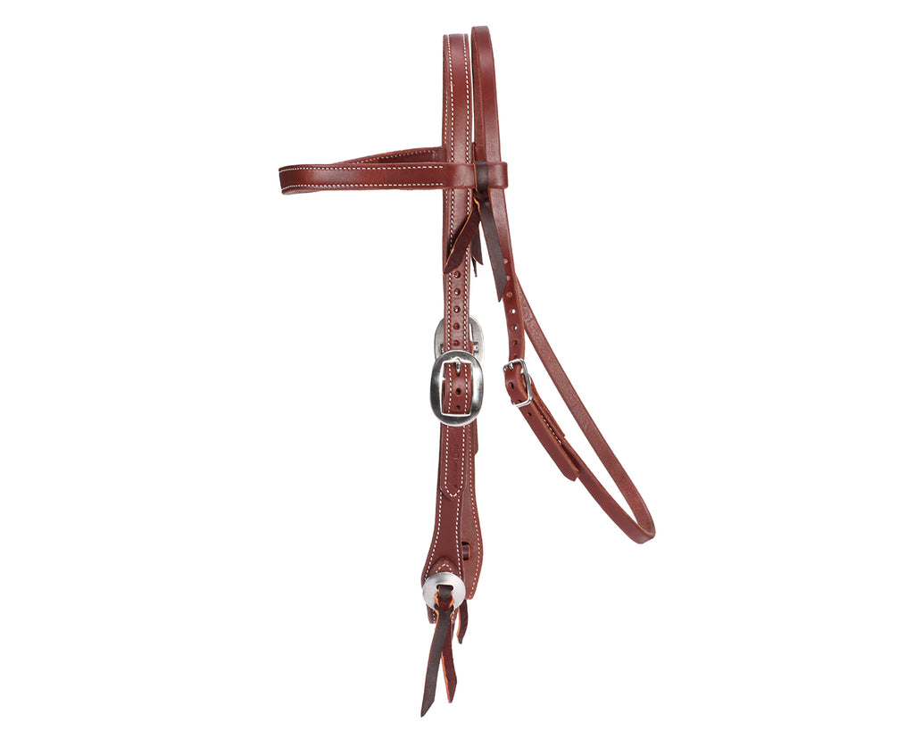 professional's choice ranch collection headstall made from the finest heavy oiled harness leather and boasts a width of 3/4", providing the perfect balance between durability and comfort.