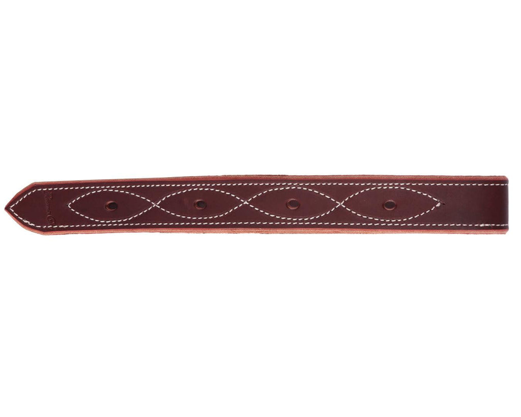 Professional's Choice Off Billets Doubled & Stripped - 1.3/4" made of premium leather in the USA for your horse or pony