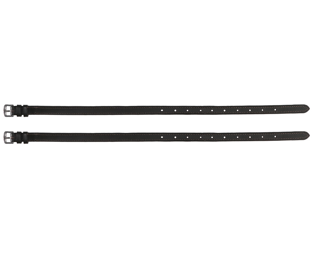 Landsborough Edge Stitched English Spur Straps 1/2" - for use with Prince of Wales or Dressage Spurs