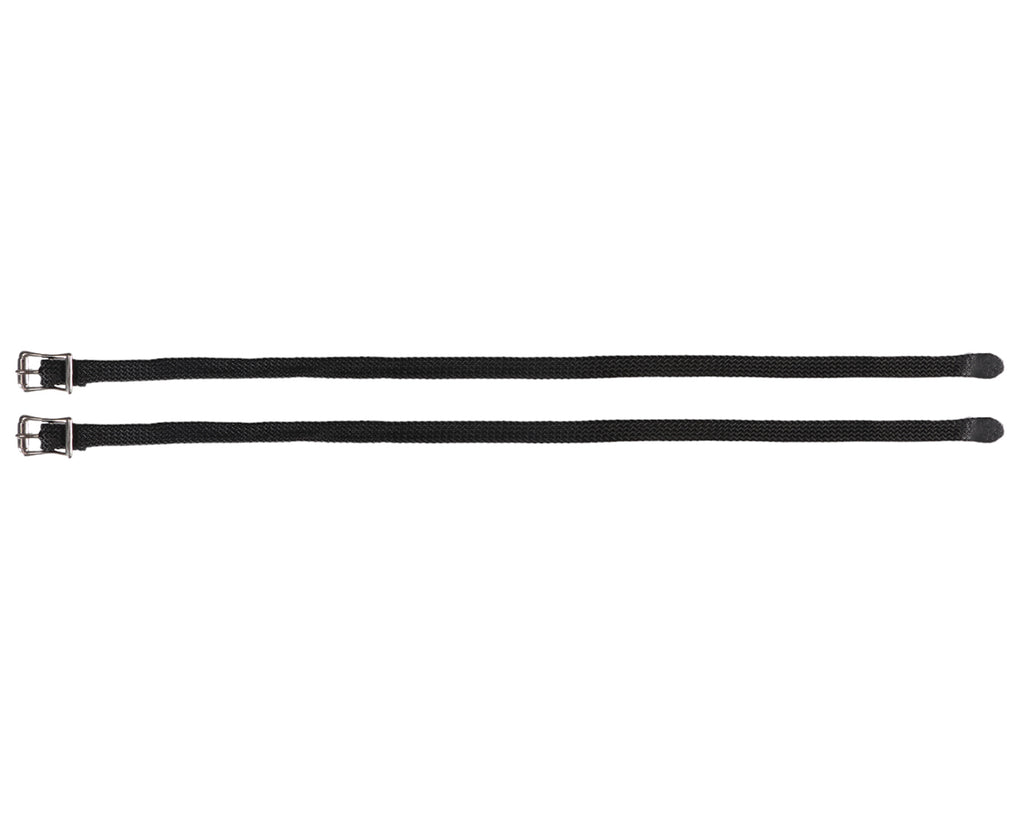 Premium Nylon Spur Straps - made with braided black nylon