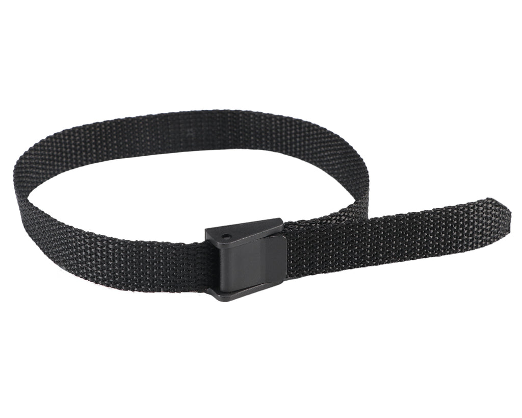 Quick Release Spur Straps - made from braided black nylon
