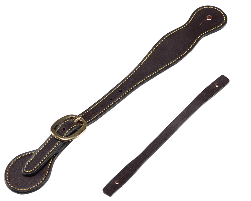 Sidney Hamilton Stockman Spur Straps - made with hand polished solid brass buckles