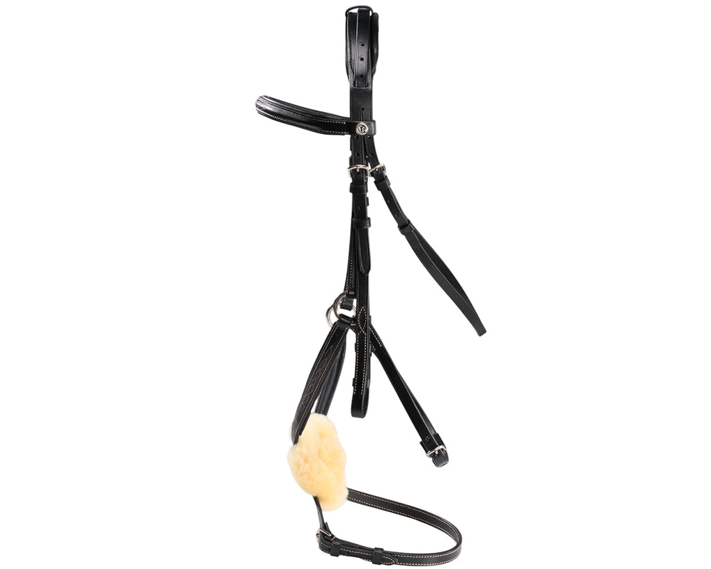 Sterling Figure Eight Bridle with Reins - Black