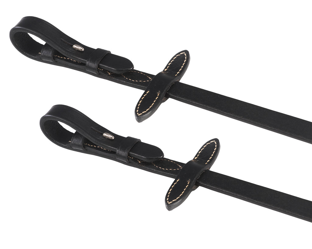 Sterling Figure Eight Bridle with Reins - Black