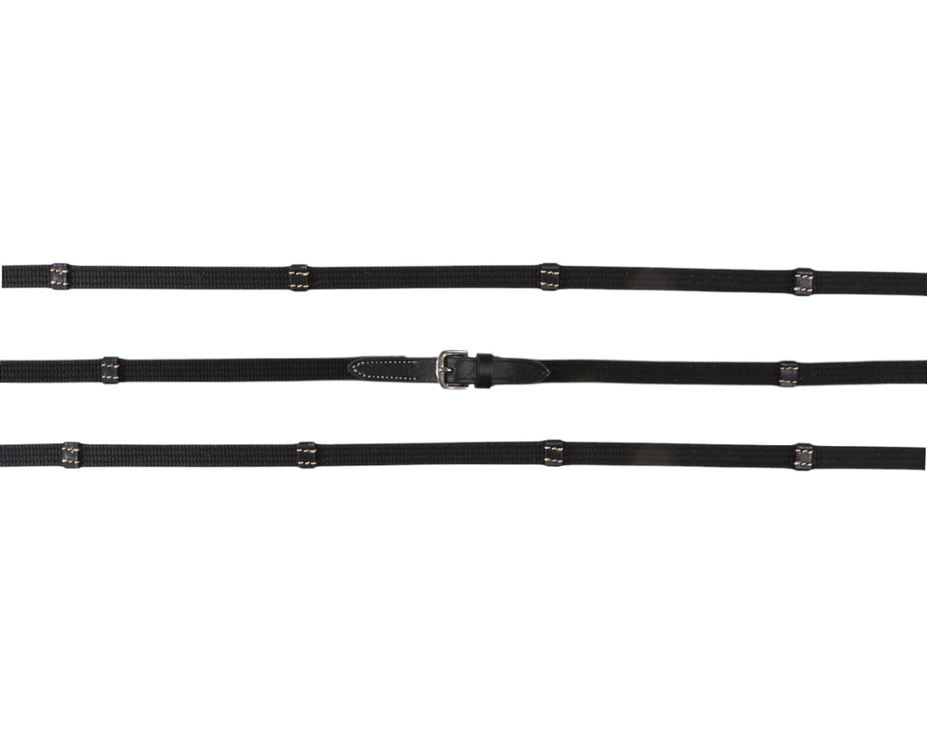 Sterling Figure Eight Bridle with Reins - Black