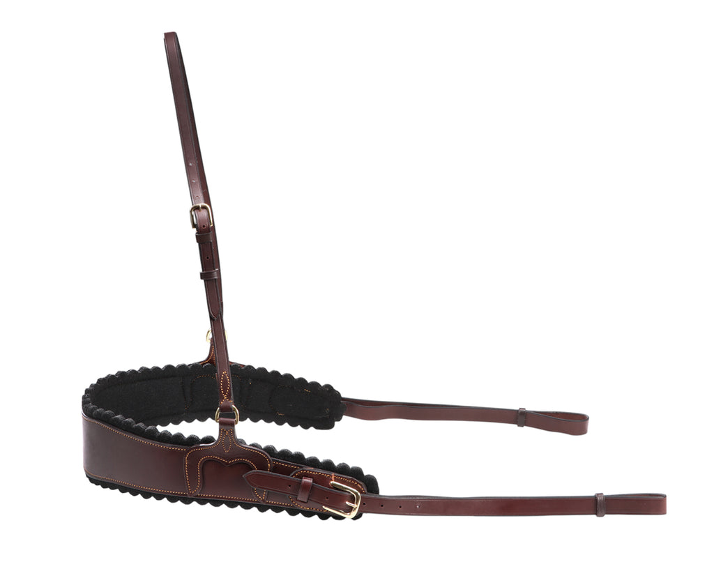 Flinders Shaped Felt Lined Stockman's Breastplate