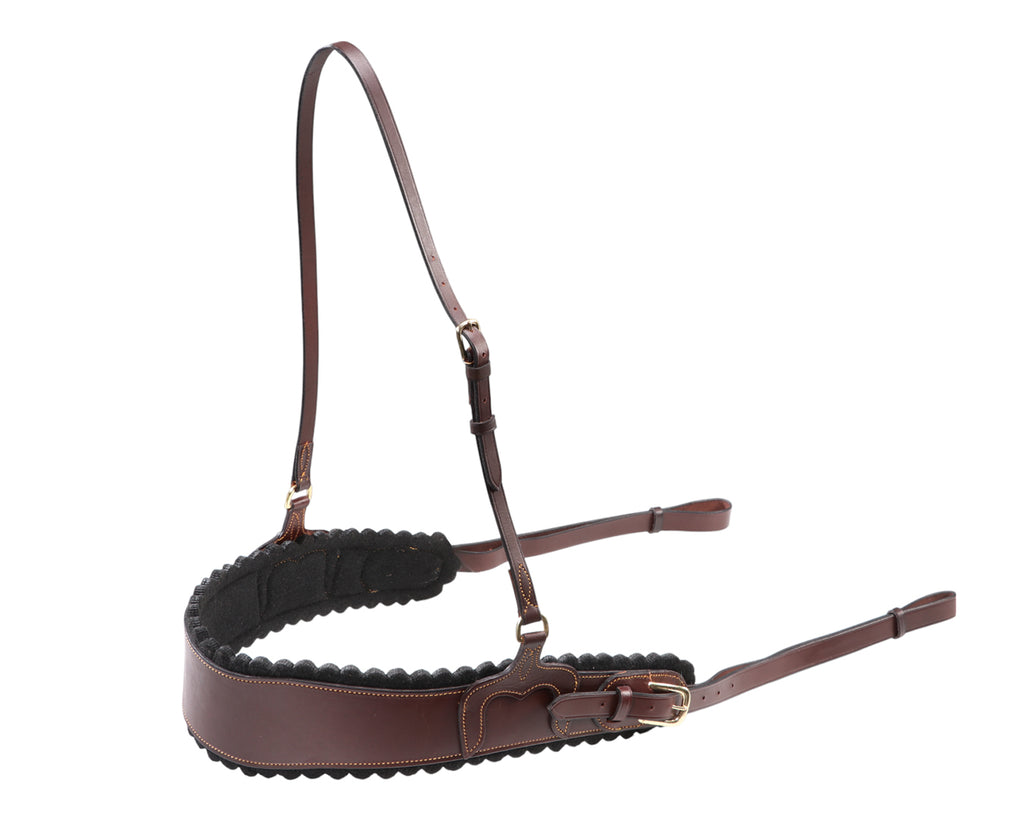 Flinders Shaped Felt Lined Stockman's Breastplate