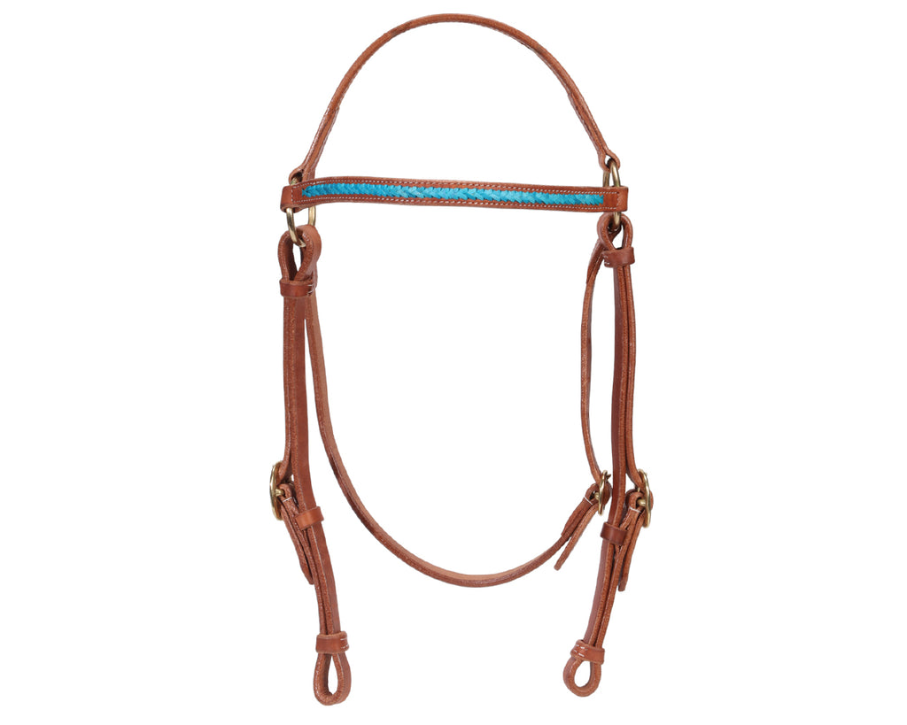 Fort Worth Barcoo Bridle w/Turquoise 5/8"