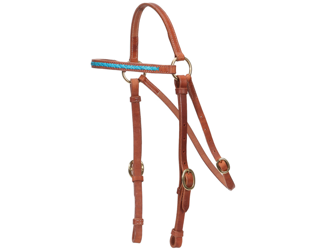 Fort Worth Barcoo Bridle w/Turquoise 5/8"