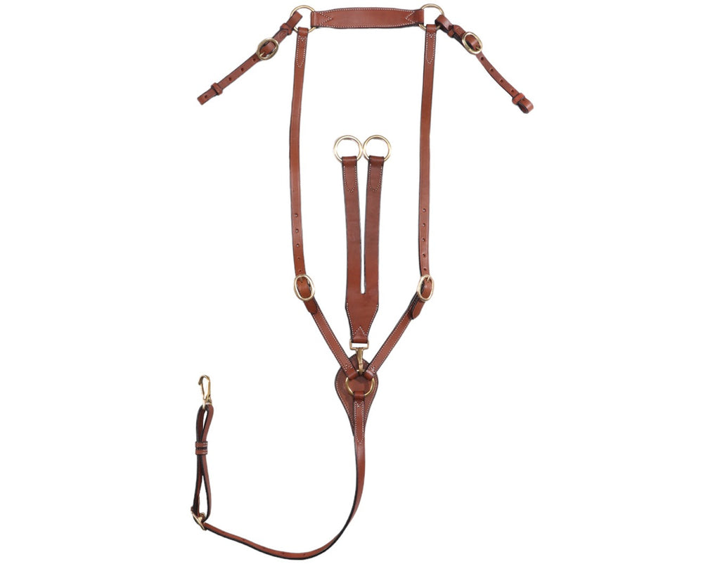 Fort Worth 5/8" Stockman's Breastplate - Chestnut