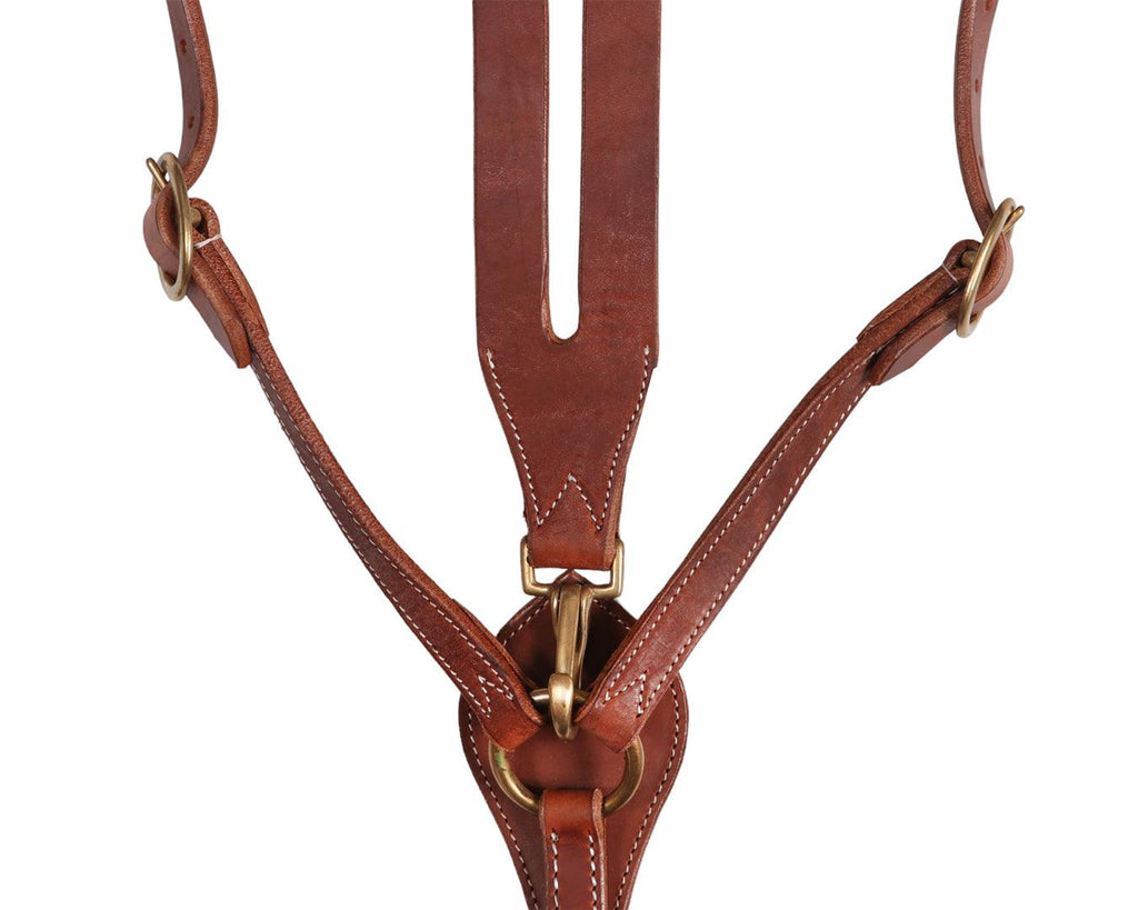 Fort Worth 5/8" Stockman's Breastplate made from Harness Leather