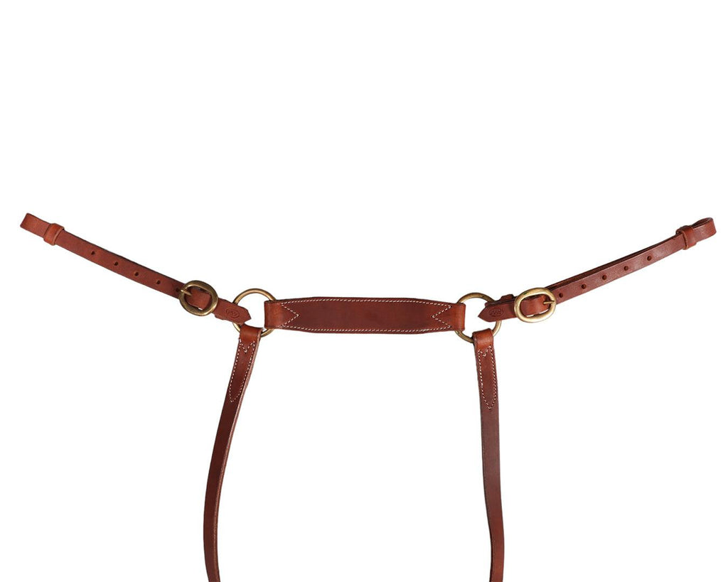 Fort Worth 5/8" Stockman's Breastplate made from Harness Leather