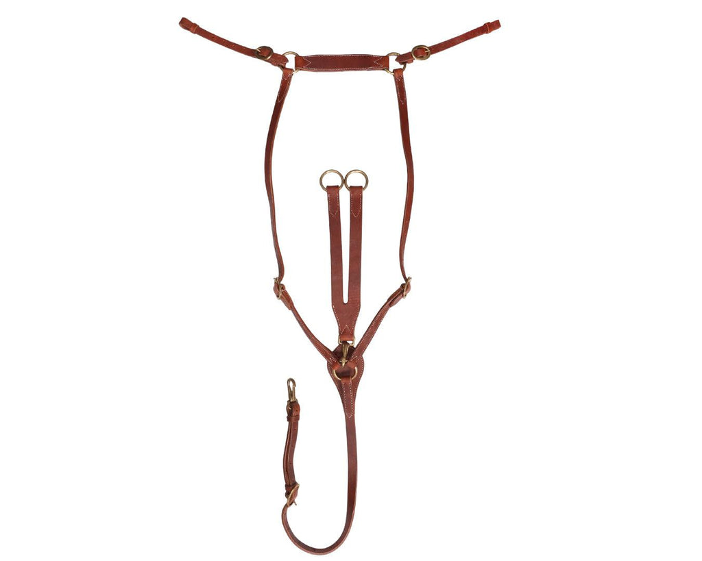 Fort Worth 5/8" Stockman's Breastplate made from Harness Leather