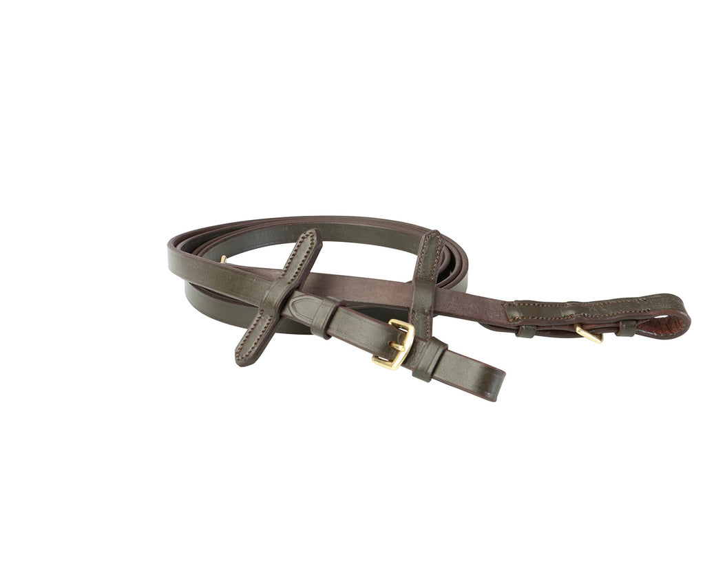Jeremy & Lord Switch Snaffle Bridle - Gold brow with removable flash, fine bridleware.