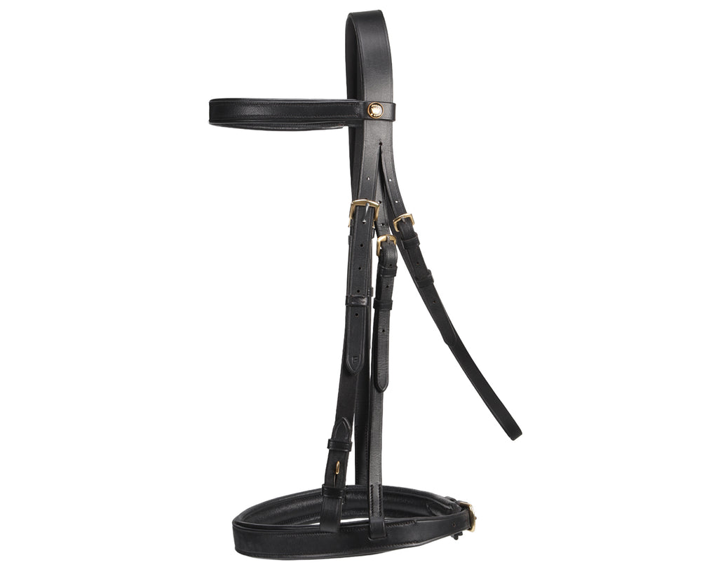 Jeremy & Lord Dressage Bridle - Black