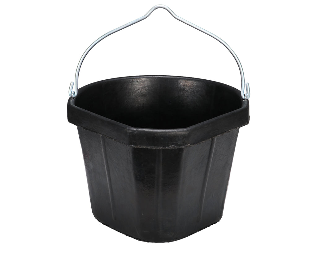 Stock-Safe Corner Bucket - 19L suitable for horses, stud cattle and small animals with various shapes and sizes to suit