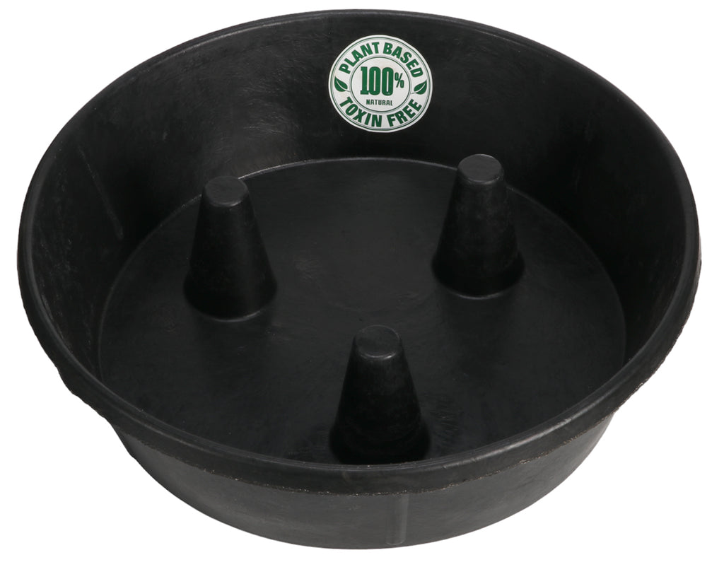 Stock-Safe Slow Feeding Pan w/Spikes - 11 Litres