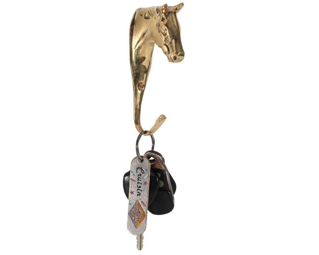 Horsehead Brass Hook