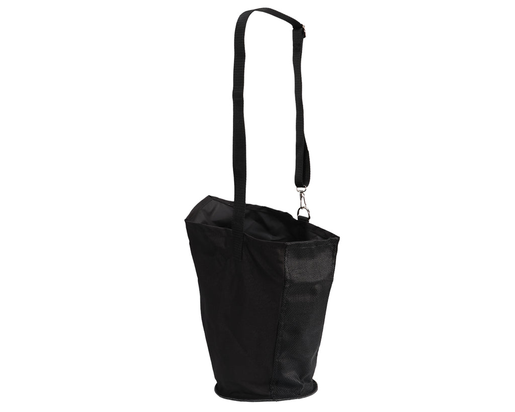 Nylon Horse Feeder Nose Bag in Black